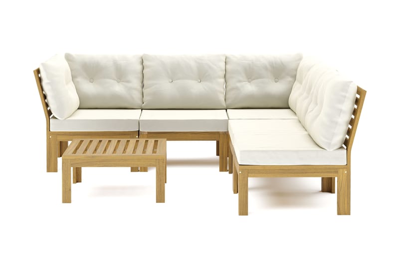 Lindha 5-seters Loungegruppe Vendbar - Beige - Hage - Utemiljø - Veranda & terrasse - Verandamøbler