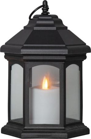 Linta lykt 17 cm - svart - Hage - Utemiljø - Veranda & terrasse - Verandabelysning