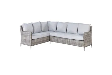 Loungegrupp Beliani Lacona Grey - Hagemøbler - Loungemøbler - Sofagruppe utendørs