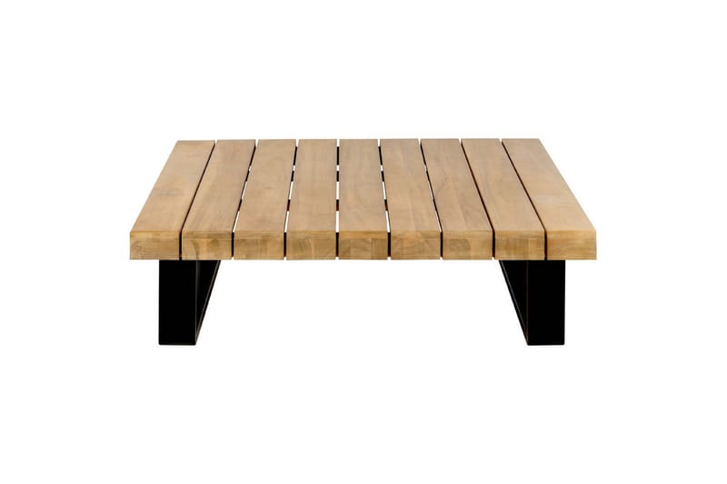 Loungegrupp Beliani Mykonos Light wood||White - Hagemøbler - Loungemøbler - Sofagruppe utendørs