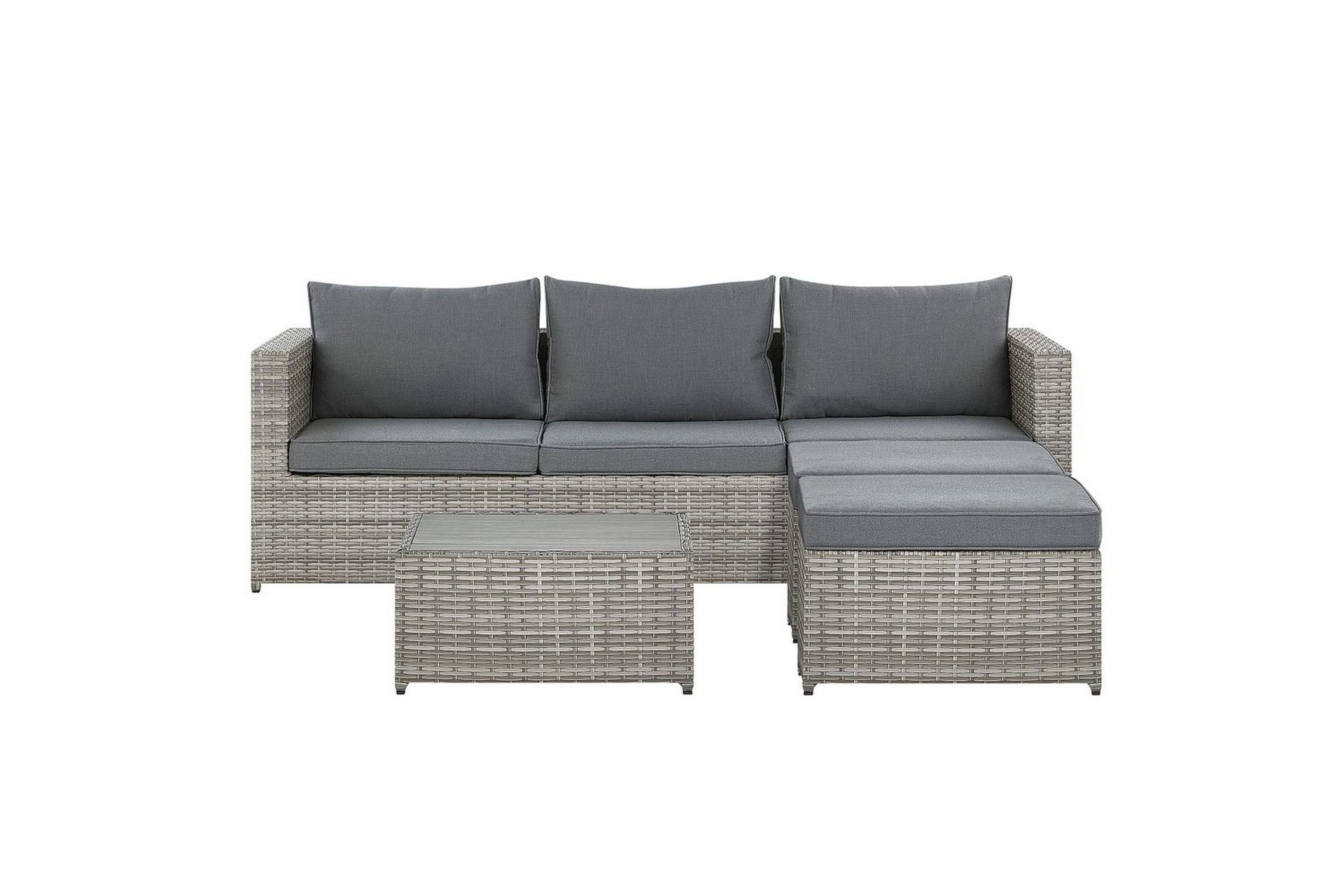 Loungegrupp Beliani Sabbia Grey -