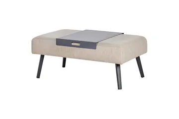 Loungegrupp Beliani Sorrivoli Beige||Grey - Hagemøbler - Loungemøbler - Sofagruppe utendørs
