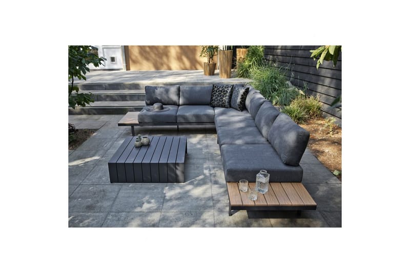 Loungesett Bari med puter - Hage - Utemiljø - Veranda & terrasse - Verandamøbler