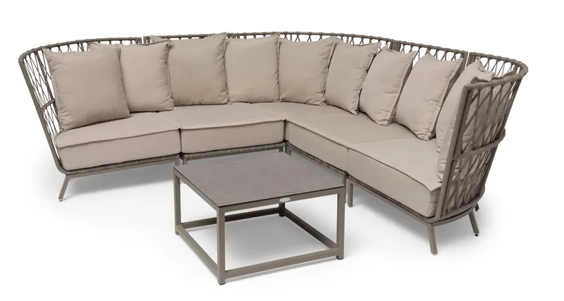 Loungesofa Hillerstorp Jet Set Hjørne - Beige - Hagemøbler - Loungemøbler - Lounge sofa