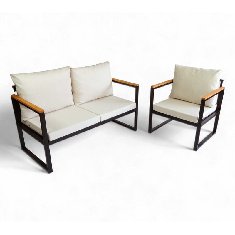 Luvin 3-seters Sofagruppe Utendørs, Beige