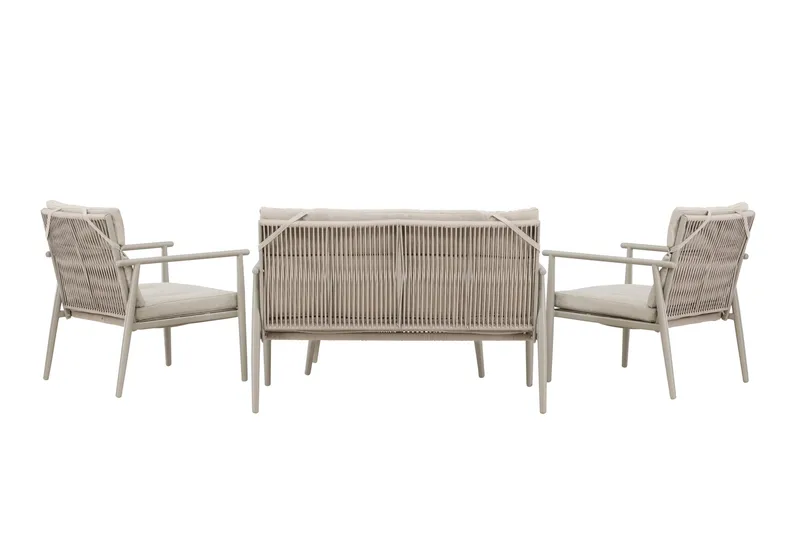 Mazzaro Sofagruppe Utendørs 4-seter - Antrasitt - Hage - Utemiljø - Veranda & terrasse - Verandamøbler