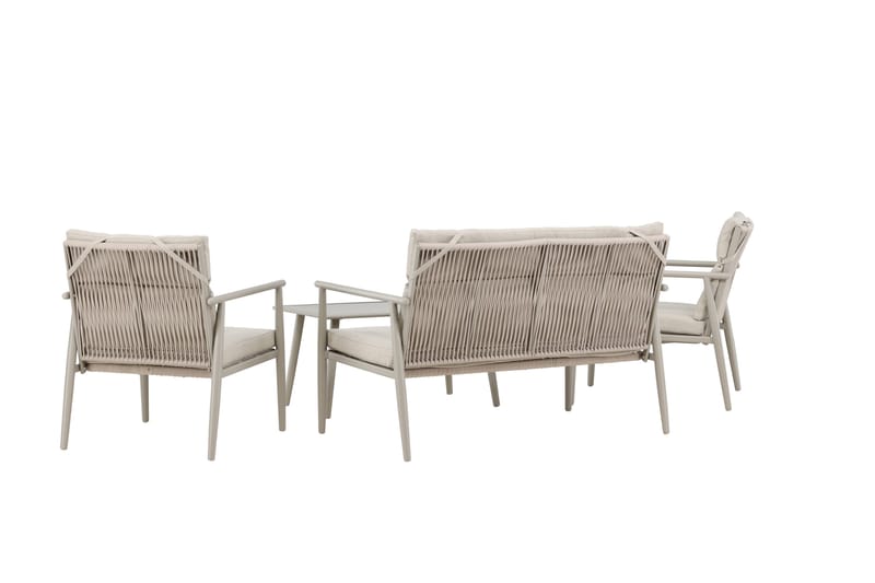 Mazzaro Sofagruppe Utendørs 4-seter - Antrasitt - Hage - Utemiljø - Veranda & terrasse - Verandamøbler