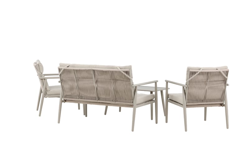 Mazzaro Sofagruppe Utendørs 4-seter - Antrasitt - Hage - Utemiljø - Veranda & terrasse - Verandamøbler