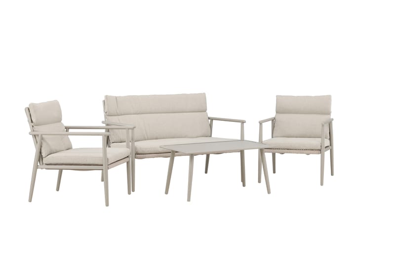 Mazzaro Sofagruppe Utendørs 4-seter - Antrasitt - Hage - Utemiljø - Veranda & terrasse - Verandamøbler