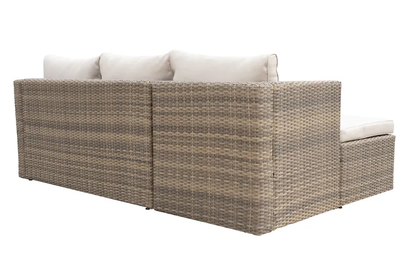 Mendoza 4-seters Sofagruppe - Brun / Beige puter - Hage - Utemiljø - Veranda & terrasse - Verandamøbler