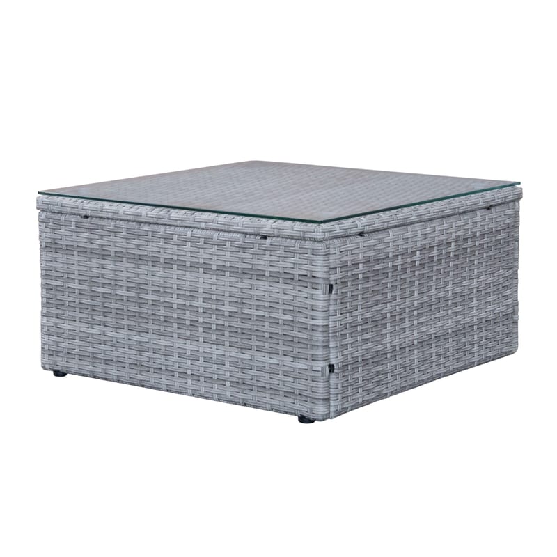 Mendoza 4-seters Sofagruppe - Grå - Hage - Utemiljø - Veranda & terrasse - Verandamøbler