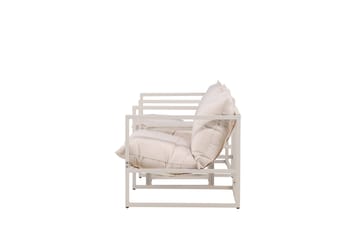 Messina Sofagruppe Utendørs 2-seter - Beige - Hagemøbler - Loungemøbler - Sofagruppe utendørs