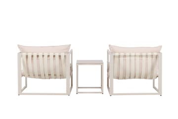 Messina Sofagruppe Utendørs 2-seter - Beige - Hagemøbler - Loungemøbler - Sofagruppe utendørs