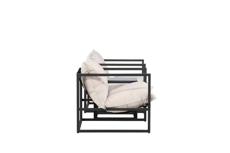 Messina Sofagruppe Utendørs 2-seter - Svart - Hage - Utemiljø - Veranda & terrasse - Verandamøbler