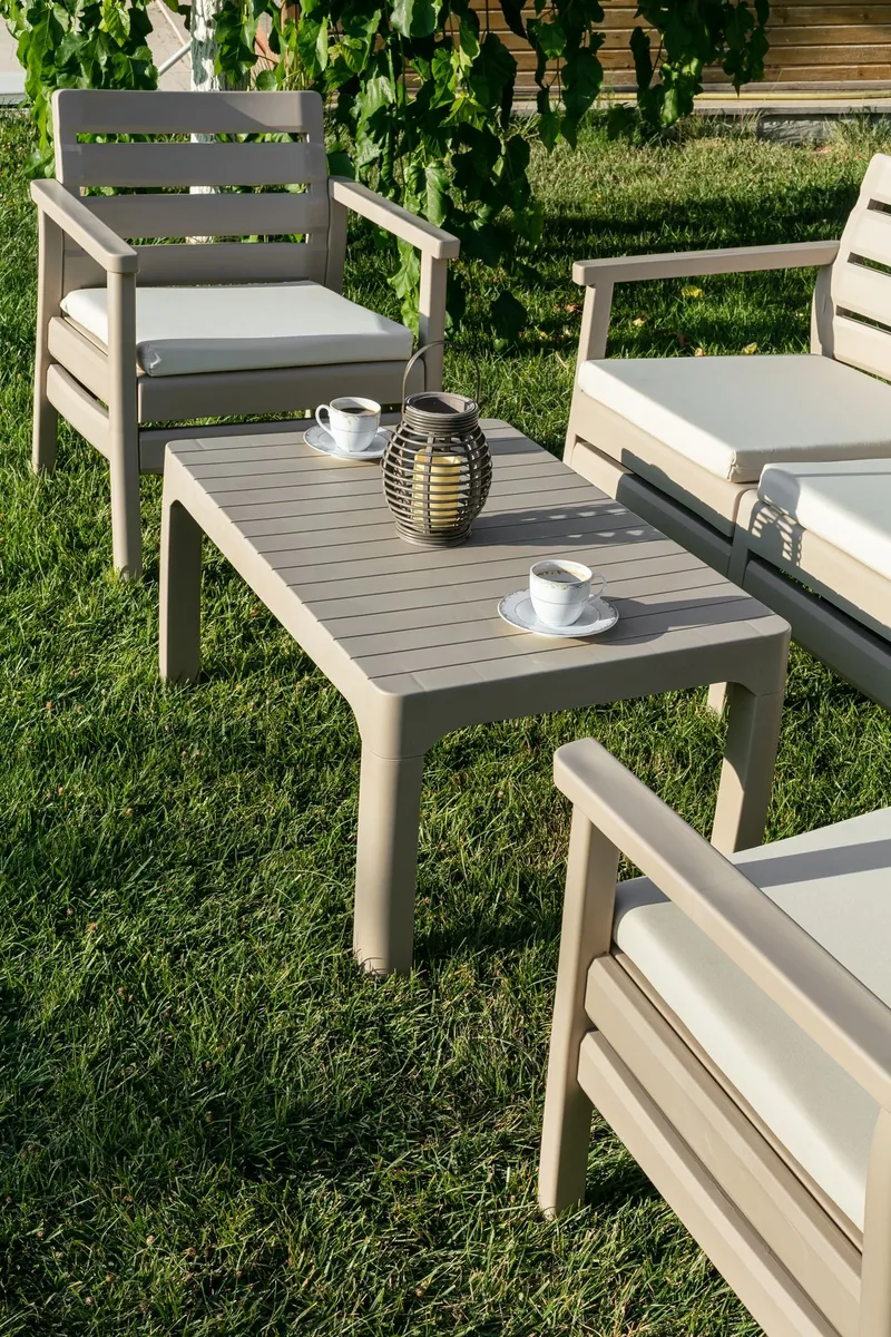 Momira Loungegruppe utendørs - Desert Beige - Hage - Utemiljø - Veranda & terrasse - Verandamøbler