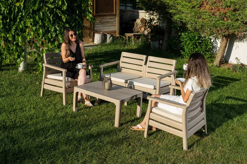 Momira Loungegruppe utendørs - Desert Beige - Hage - Utemiljø - Veranda & terrasse - Verandamøbler