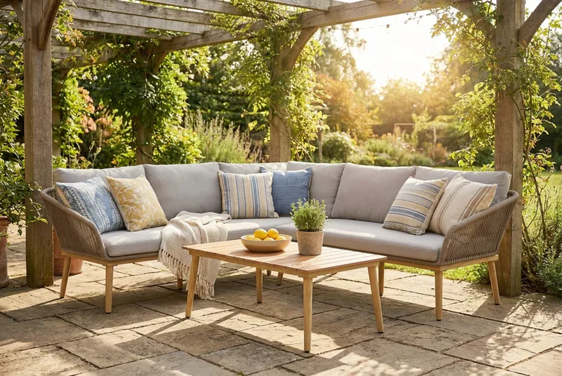 Morrocco loungegruppe utendørs - Brun - Hage - Utemiljø - Veranda & terrasse - Verandamøbler