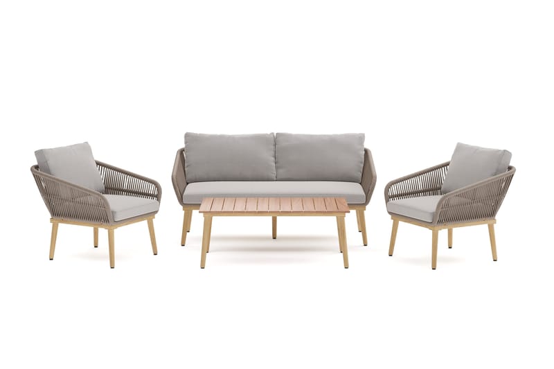 Morrocco sofagruppe utendørs, Brun