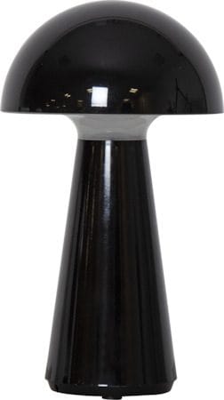 Mushroom Bordlampe 16 cm - blank svart - Hage - Utemiljø - Veranda & terrasse - Verandabelysning