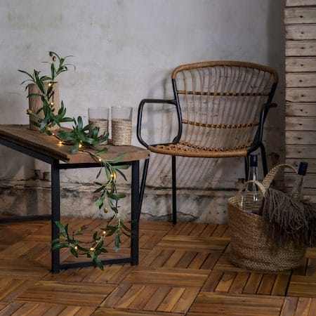 Olivec Girlander - grønn med brun kabel - Hage - Utemiljø - Veranda & terrasse - Verandabelysning