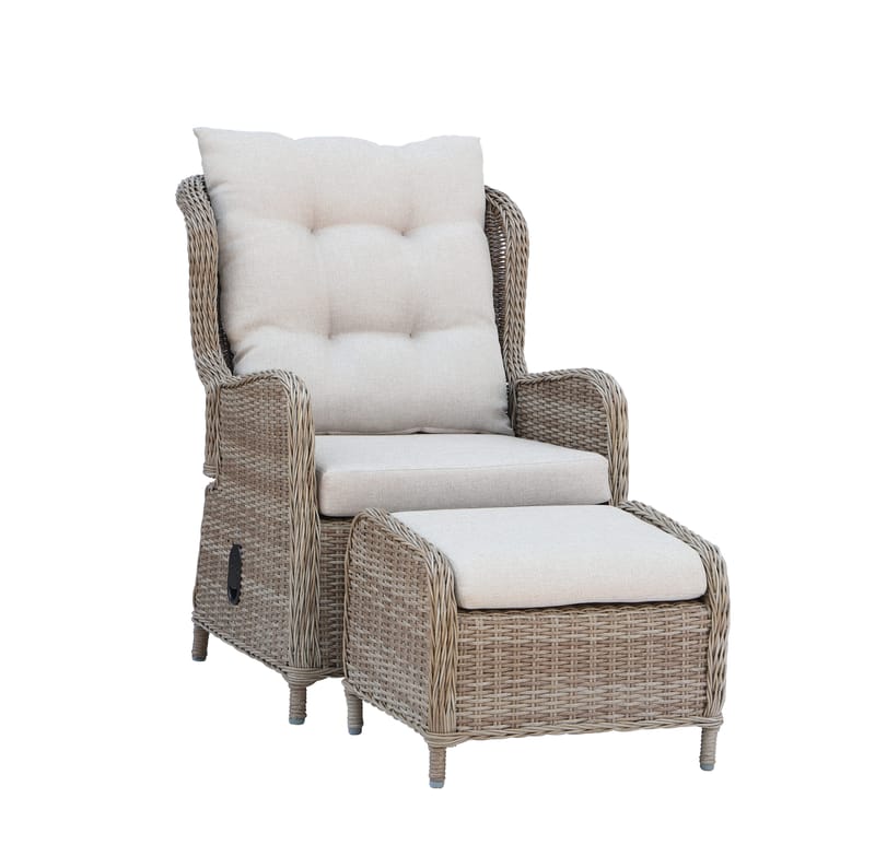 Orleans Lounge Utemøbelgruppe - Beige - Hage - Utemiljø - Veranda & terrasse - Verandamøbler