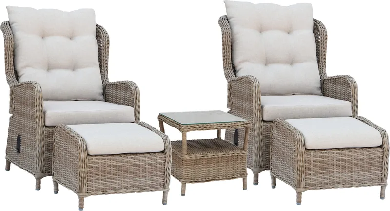 Orleans Lounge Utemøbelgruppe, Beige