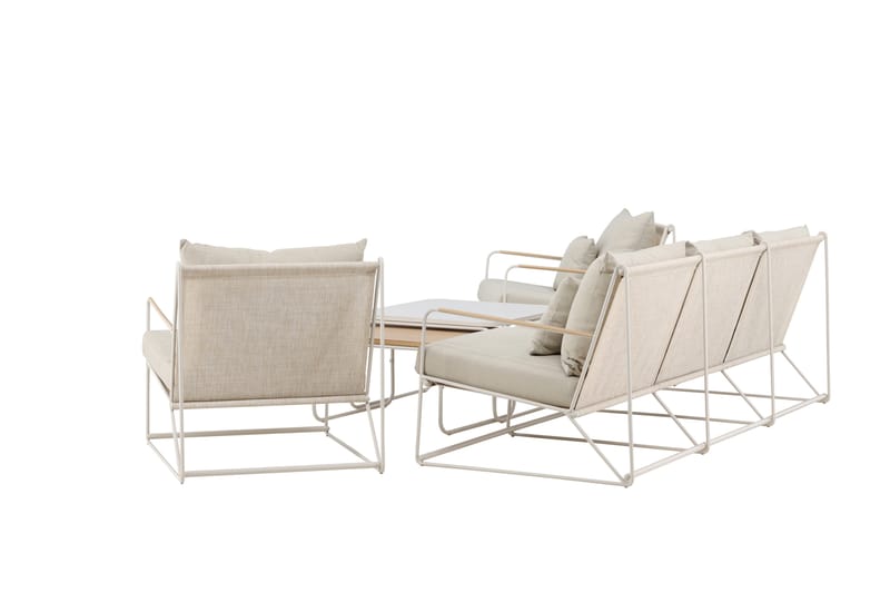 Palazzo Sofagruppe Utendørs 5-seter - Beige - Hage - Utemiljø - Veranda & terrasse - Verandamøbler