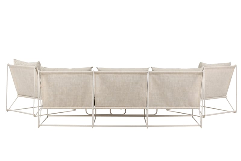 Palazzo Sofagruppe Utendørs 5-seter - Beige - Hage - Utemiljø - Veranda & terrasse - Verandamøbler