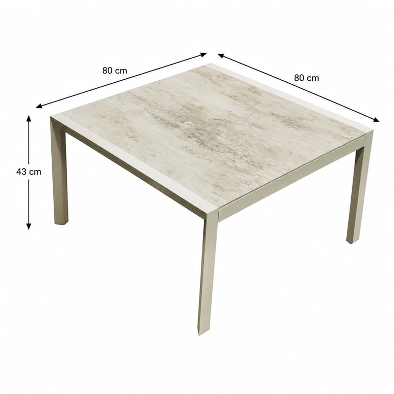 Palermo Hagemøbelgruppe Hjørnesett - Beige - Hagemøbler - Loungemøbler - Sofagruppe utendørs