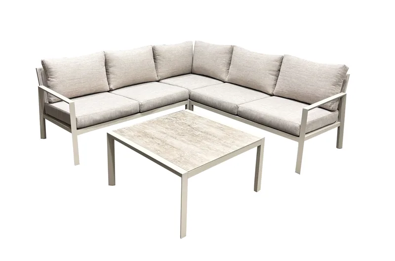 Palermo Hagemøbelgruppe Hjørnesett, Beige