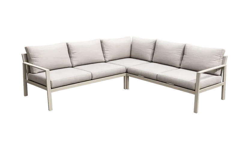 Palermo Hagemøbelgruppe Hjørnesett - Beige - Hage - Utemiljø - Veranda & terrasse - Verandamøbler