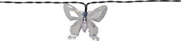 Papillon solcellelysslynge - transparent - Hage - Utemiljø - Veranda & terrasse - Verandabelysning