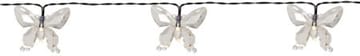 Papillon solcellelysslynge - transparent - Hage - Utemiljø - Veranda & terrasse - Verandabelysning