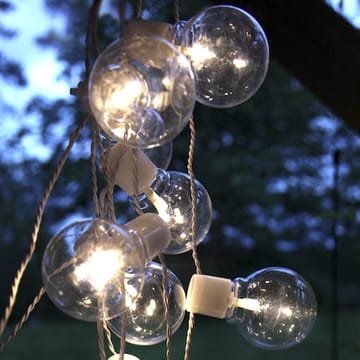 Partaj lysslynge - transparent med hvit kabel - Hage - Utemiljø - Veranda & terrasse - Verandabelysning