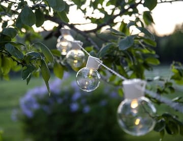 Partaj lysslynge - transparent med hvit kabel - Hage - Utemiljø - Veranda & terrasse - Verandabelysning