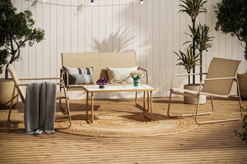Pelanda Loungegruppe - Beige - Hage - Utemiljø - Veranda & terrasse - Verandamøbler