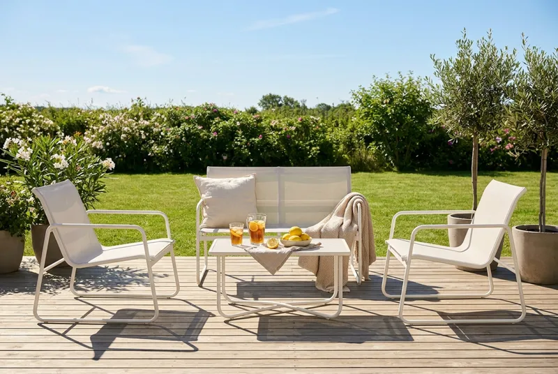 Pelanda loungegruppe utendørs - Beige - Hage - Utemiljø - Veranda & terrasse - Verandamøbler