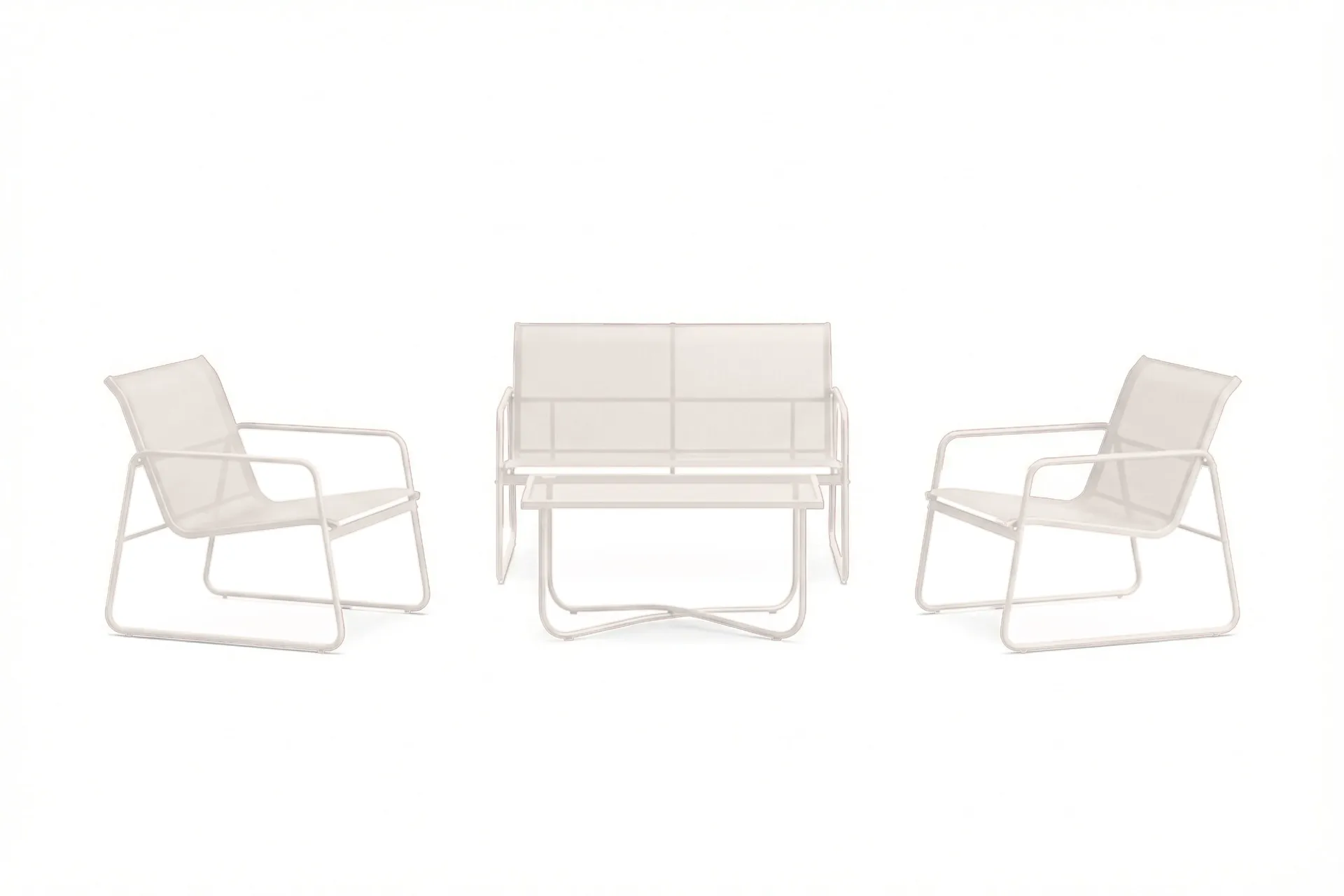 Pelanda loungegruppe utendørs - Beige