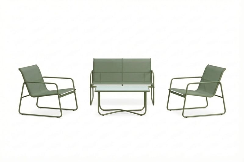 Pelanda loungegruppe utendørs, Grønn