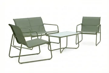 Pelanda loungegruppe utendørs - Grønn - Hagemøbler - Loungemøbler - Sofagruppe utendørs