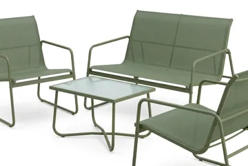 Pelanda loungegruppe utendørs - Grønn - Hagemøbler - Loungemøbler - Sofagruppe utendørs