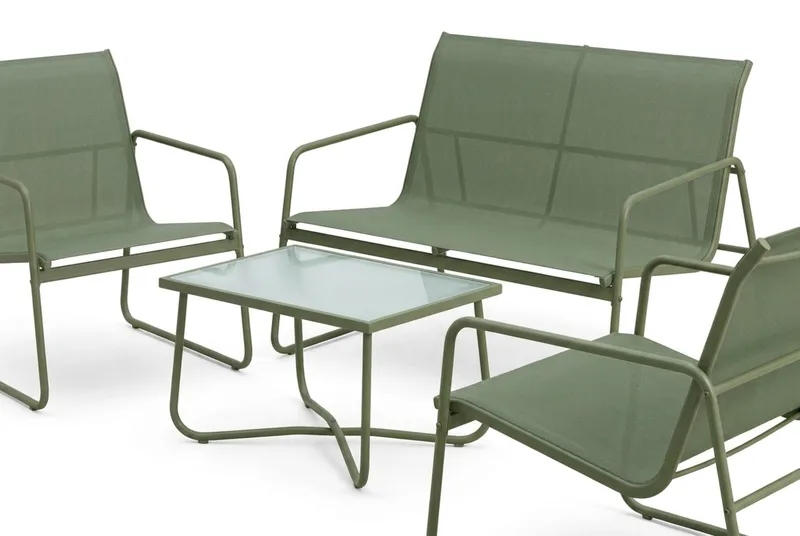 Pelanda loungegruppe utendørs - Grønn - Hage - Utemiljø - Veranda & terrasse - Verandamøbler