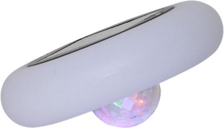 Pool light solcelledekorasjon 19 cm - hvit med flerfarget lys - Hage - Utemiljø - Veranda & terrasse - Verandabelysning