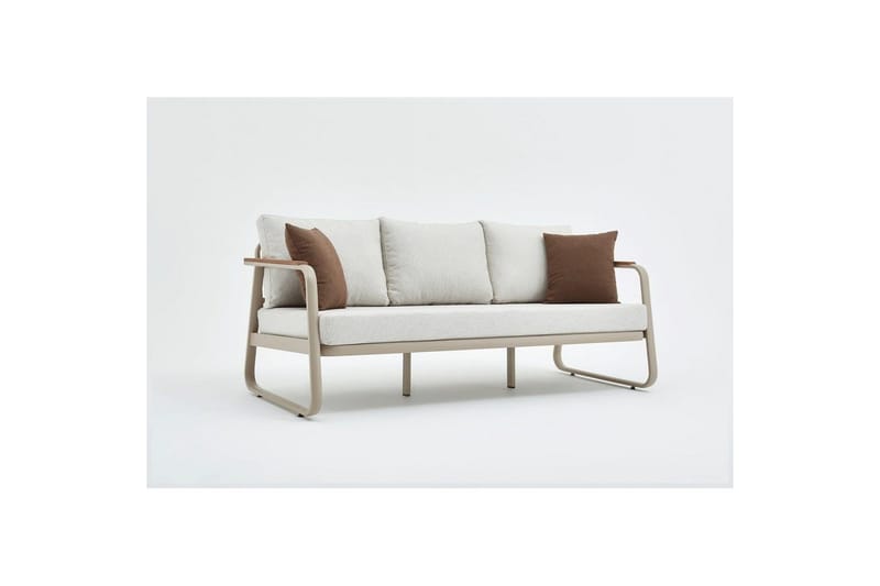 Rio Sofasett Utendørs 6-seter Beige - Beige - Hage - Utemiljø - Veranda & terrasse - Verandamøbler