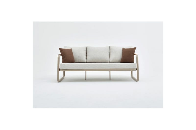 Rio Sofasett Utendørs 6-seter Beige - Beige - Hage - Utemiljø - Veranda & terrasse - Verandamøbler
