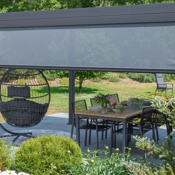 Rullegardin til paviljong HOME4YOU Mirador-80/88 3M, grå - Grå - Hage - Utemiljø - Veranda & terrasse - Sikkerhet & vindubeskyttelse veranda