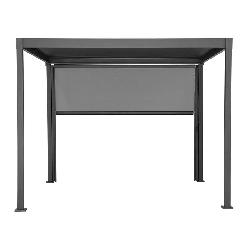 Rullegardin til paviljong HOME4YOU Mirador-80/88 3M, grå - Grå - Hage - Utemiljø - Veranda & terrasse - Sikkerhet & vindubeskyttelse veranda