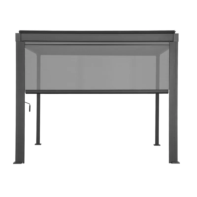 Rullegardin til paviljong HOME4YOU Mirador-80/88 3M, grå - Grå - Hage - Utemiljø - Veranda & terrasse - Sikkerhet & vindubeskyttelse veranda