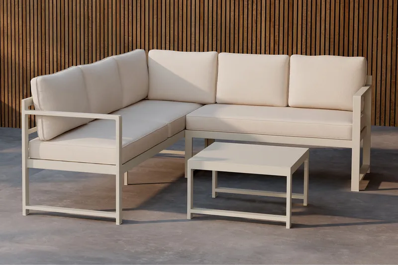 Salvador Sofagruppe Utendørs 4-seter - Svart - Hage - Utemiljø - Veranda & terrasse - Verandamøbler