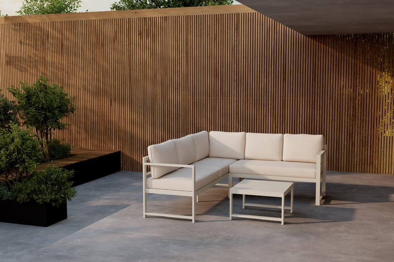 Salvador Sofagruppe Utendørs 4-seter - Svart - Hage - Utemiljø - Veranda & terrasse - Verandamøbler